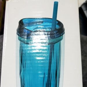 BNWT 16OZ TUMBLER W/STRAW